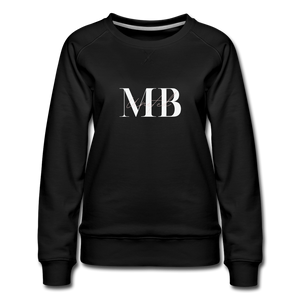 Open image in slideshow, Women’s Premium Sweatshirt - black
