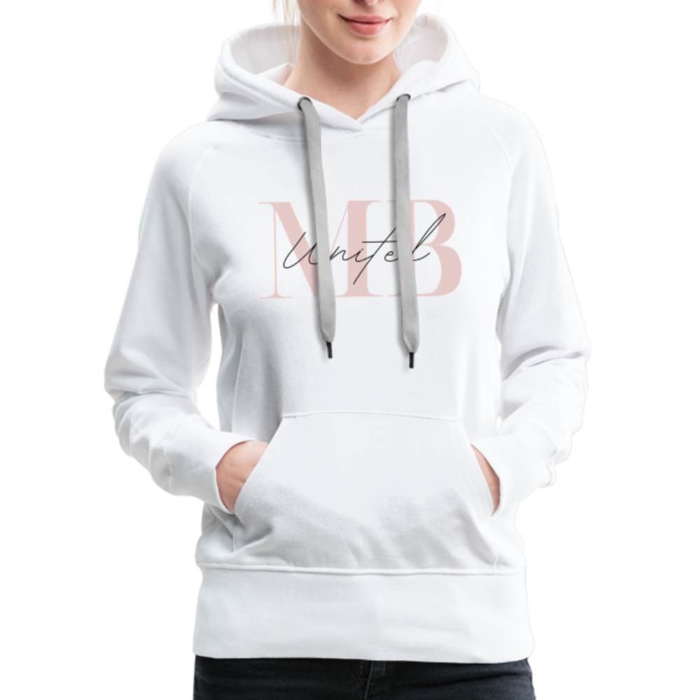 Women’s Premium Hoodie p/b - white