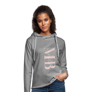 Unisex Lightweight Terry Hoodie - heather gray