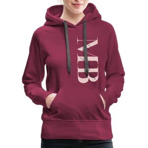 Open image in slideshow, Women’s Premium Freakshake Hoodie - burgundy
