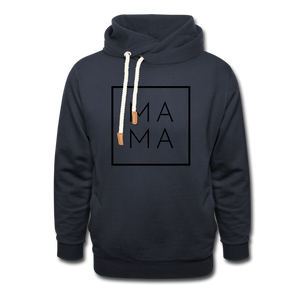 Open image in slideshow, Shawl Collar Hoodie - navy
