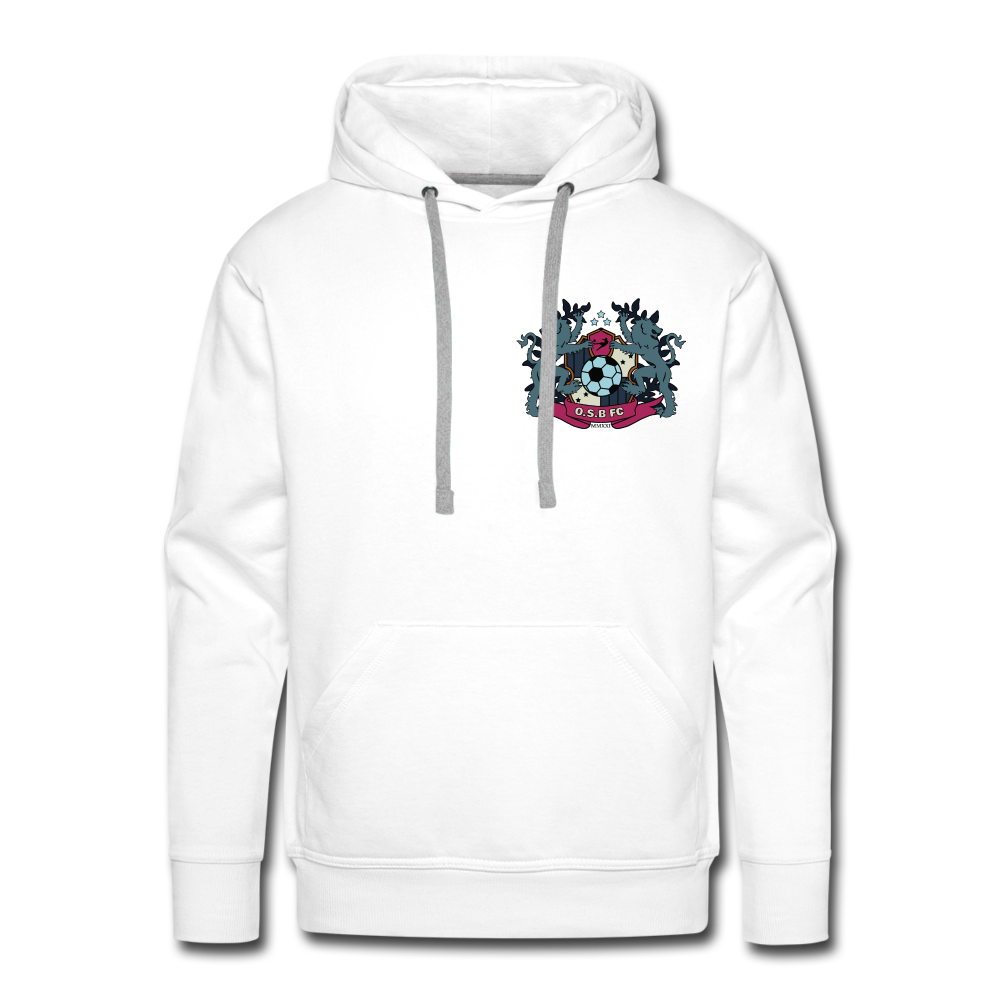 Old School Bros Hoodie - white