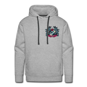 Open image in slideshow, Old School Bros Hoodie - heather grey
