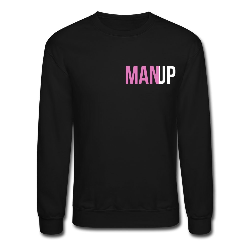 Man Up Crewneck Sweat - black